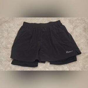 Pudolla Men’s Size Large Black/Gray Shorts EUC